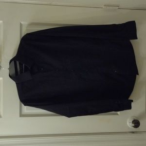 Topman black button up shirt slim fit size small